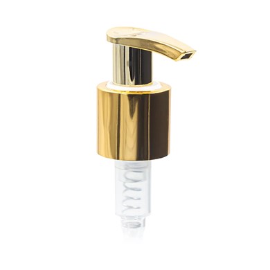 Frasco com Válvula Pump Luxo Dourada c/ Atuador Dourada de 520ml