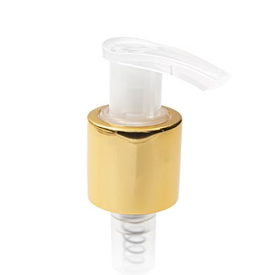 Frasco com Válvula Pump Luxo Dourada c/ Atuador Natural de 520ml