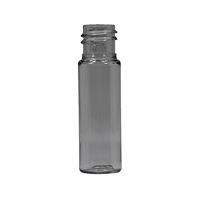 Frasco PET Cilíndrico 100% Reciclado e Biodegradável 15ml 18/415 - Cristal - (10 UNI S/ TAMPA)