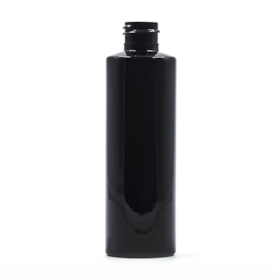 Frasco PET Cilíndrico 100ml 20/410 (10g) Preto - (10 UNI S/ TAMPA)