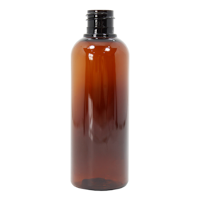 Frasco PET Cilíndrico 100ml 20/410 Âmbar Claro - (10 UNI S/ TAMPA) Frasco PET Cilíndrico 100ml 20/410 Âmbar Claro - (10 UNI S/ TAMPA)
