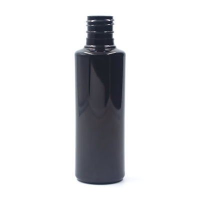 Frasco PET Cilíndrico 140ml 24/415 Preto - (10 UNI S/ TAMPA)