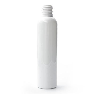 Frasco PET Cilíndrico 200ml 24/415 (20g) Branco - (10 UNI S/ TAMPA)