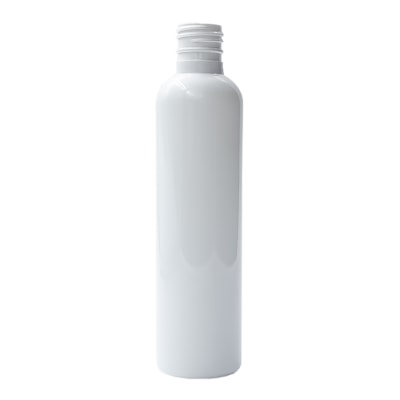 Frasco PET Cilíndrico 200ml 24/415 (24g) Branco - (10 UNI S/ TAMPA)