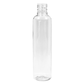 Frasco PET Cilíndrico 200ml 24/415 (24g) Cristal - (10 UNI S/ TAMPA)