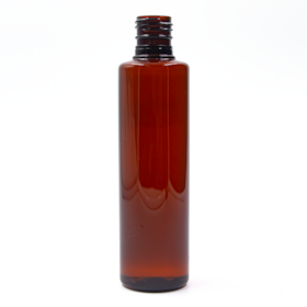 Frasco PET Cilíndrico 200ml 24/415 Âmbar Claro