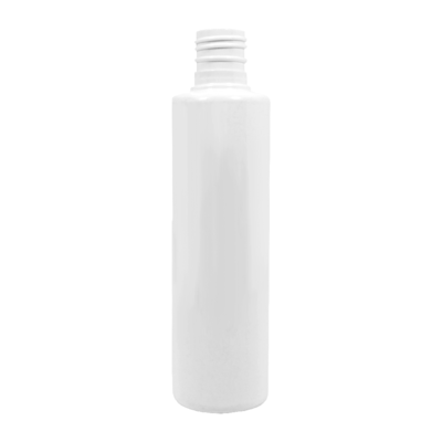 Frasco PET Cilíndrico 200ml 24/415 Branco - (10 UNI S/ TAMPA)