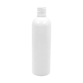 Frasco PET Cilíndrico 240ml 24/415 (24g) Branco - (10 UNI S/ TAMPA)