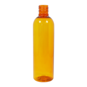 Produto Frasco PET Cilíndrico 240ml 24/415 (26g) Laranja Transparente - (10 UNI S/ TAMPA)