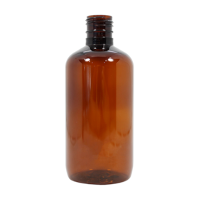 Frasco PET Cilíndrico 250ml 24/415 Âmbar Claro - (10 UNI S/ TAMPA) Frasco PET Cilíndrico 250ml 24/415 Âmbar Claro - (10 UNI S/ TAMPA)