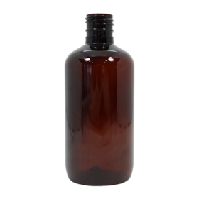 Frasco PET Cilíndrico 250ml 24/415 Âmbar Escuro - (10 UNI S/ TAMPA) Frasco PET Cilíndrico 250ml 24/415 Âmbar Escuro - (10 UNI S/ TAMPA)