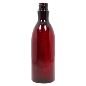 Frasco PET Cilíndrico 300ml 24/410 (28g) Vermelho - (10 UNI S/ TAMPA) Frasco PET Cilíndrico 300ml 24/410 (28g) Vermelho - (10 UNI S/ TAMPA)