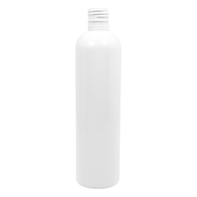 Frasco PET Cilíndrico 300ml 24/415 (26g) Branco - (10 UNI S/ TAMPA) Frasco PET Cilíndrico 300ml 24/415 (26g) Branco - (10 UNI S/ TAMPA)