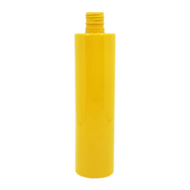 Frasco PET Cilíndrico 300ml 24/415 Amarelo Fechado - (10 UNI S/ TAMPA)