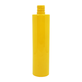 Frasco PET Cilíndrico 300ml 24/415 Amarelo Fechado - (10 UNI S/ TAMPA) Frasco PET Cilíndrico 300ml 24/415 Amarelo Fechado - (10 UNI S/ TAMPA)