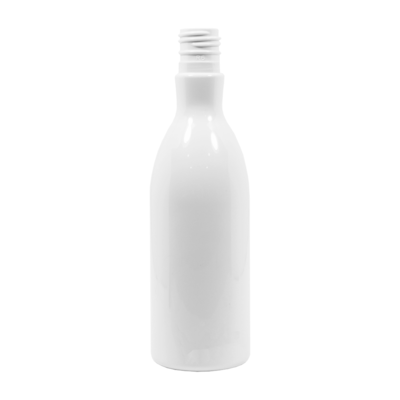 Frasco PET Cilíndrico 300ml 24/415 Branco - (10 UNI S/ TAMPA)