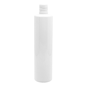 Frasco PET Cilíndrico 300ml 24/415 Branco - (10 UNI S/ TAMPA)