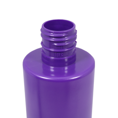 Frasco PET Cilíndrico 300ml 24/415 Roxo Fechado - (10 UNI S/ TAMPA)