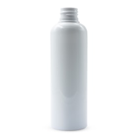 Frasco PET Cilíndrico 300ml 28/410 Branco - (10 UNI S/ TAMPA)