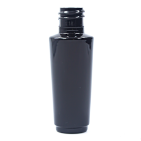 Frasco PET Cilíndrico 30ml 18/415 (5,5g) Preto - (10 UNI S/ TAMPA)