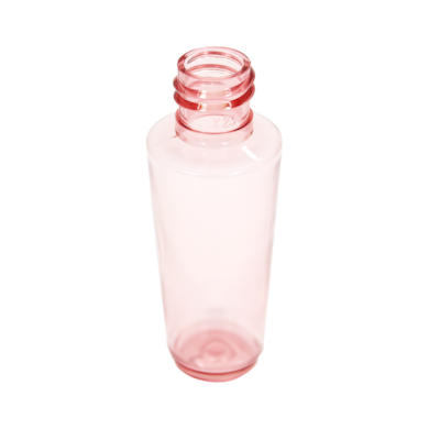 Frasco PET Cilíndrico 30ml 18/415 (9g) Rosa Transparente - (10 UNI S/ TAMPA)