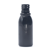 Produto Frasco PET Cilíndrico 30ml 18/415 Preto - (10 UNI S/ TAMPA)