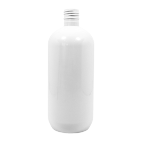 Frasco PET Cilíndrico 500ml 24/415 Branco - (10 UNI S/ TAMPA)