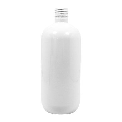 Frasco PET Cilíndrico 500ml 24/415 Branco - (10 UNI S/ TAMPA)