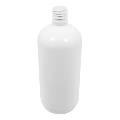 Frasco PET Cilíndrico 500ml 24/415 Branco - (10 UNI S/ TAMPA)