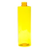 Produto Frasco PET Cilíndrico 500ml 28/410 Amarelo Transparente - (10 UNI S/ TAMPA)