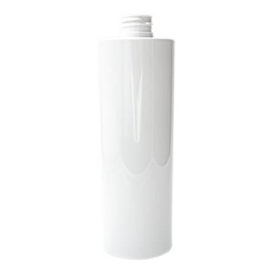 Frasco PET Cilíndrico 500ml 28/410 Branco - (10 UNI S/ TAMPA)