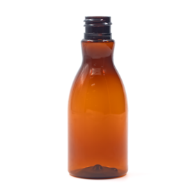 Frasco PET Cilíndrico 80ml 20/410 Âmbar Claro - (10 UNI S/ TAMPA) Frasco PET Cilíndrico 80ml 20/410 Âmbar Claro - (10 UNI S/ TAMPA)