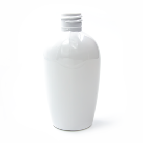 Frasco PET Elíptico 100ml Recrave 20 Branco - (10 UNI S/ TAMPA)