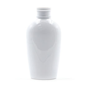 Frasco PET Elíptico 60ml Recrave 20 Branco - (10 UNI S/ TAMPA)