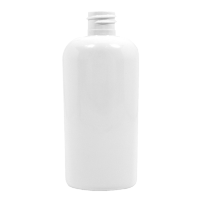 Frasco PET Oval 100ml 20/410 Branco - (10 UNI S/ TAMPA)