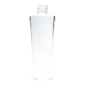 Frasco PET Oval 100ml 20/410 Cristal - (10 UNI S/ TAMPA)