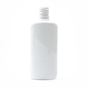 Frasco PET Oval 140ml 24/410 Branco - (10 UNI S/ TAMPA)