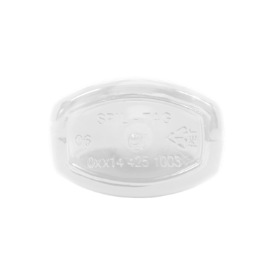 Frasco PET Oval 140ml 24/415 (26g) Branco - (10 UNI S/ TAMPA)