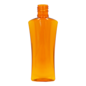 Produto Frasco PET Oval  140ml 24/415 (26g) Laranja - (10 UNI S/ TAMPA)