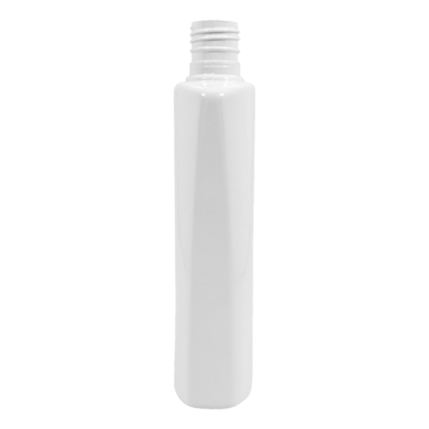 Frasco PET Oval 200ml 24/415 Branco - (10 UNI S/ TAMPA)