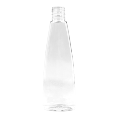 Frasco PET Oval 200ml 24/415 Cristal - (10 UNI S/ TAMPA)