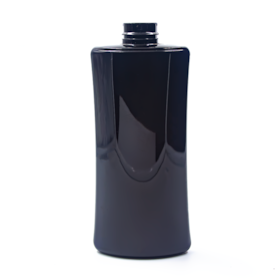 Frasco PET Oval 200ml Recrave 24 Preto - (10 UNI S/ TAMPA)