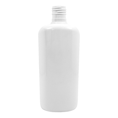 Frasco PET Oval 240ml 24/415 Branco - (10 UNI S/ TAMPA)