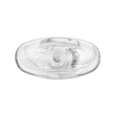 Frasco PET Oval 300ml 24/415 Cristal - (10 UNI S/ TAMPA)