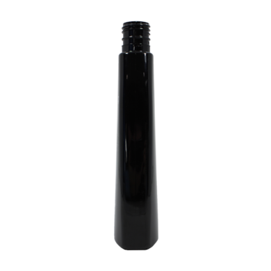Frasco PET Oval 300ml 28/410 (31g) Preto - (10 UNI S/ TAMPA)