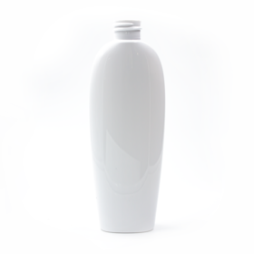 Frasco PET Oval 300ml 28/410 Branco - (10 UNI S/ TAMPA)