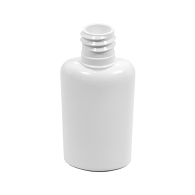 Frasco PET Oval 30ml 18/415 Branco - (10 UNI S/ TAMPA)