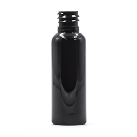 Frasco PET Oval 30ml 18/415 Preto - (10 UNI S/ TAMPA)