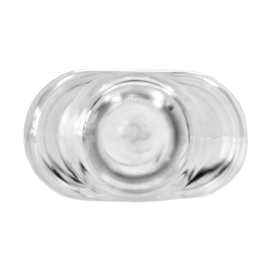 Frasco PET Oval 35ml 18/415 Cristal - (10 UNI S/ TAMPA)