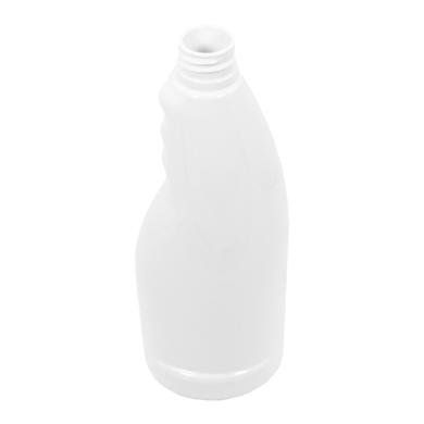 Frasco PET Oval 500ml 28/410 Branco - (10 UNI S/ TAMPA)